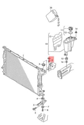 Genuine AUDI VW A4 Allroad Quattro Avant S4 Securing Pin 10pcs ...
