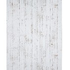 White textured wallpaper with cracks, black lines, and metallic sheen on a wooden surface.