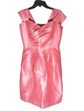 *New W/ Tags* Alfred Sung Size 12 Style:D754 Color:Carnation Dress 