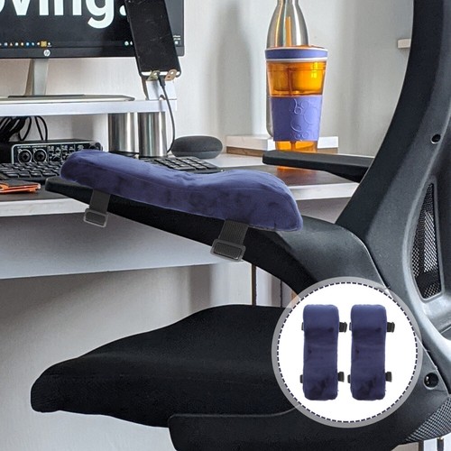 2 Pcs Memory Foam Hand Pillow Office Chair Armrest Cover Supple Cushions - Bild 4 von 12