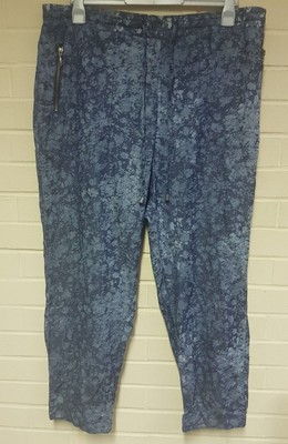 Julipa Women's Loose Blue Trousers/ Pants Size UK 20, EUR 48