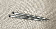 Vintage CROSS CLASSIC CENTURY Polished Chrome Ballpoint Pen And Pencil Set