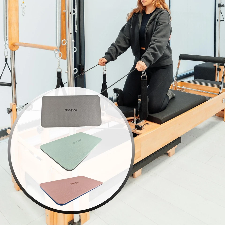 Lot de 2 tapis de yoga Pilates Reformer pour le fitness, la gym à domicile - Photo 1/1