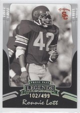 2006 Press Pass Legends Silver 102/499 Ronnie Lott #S86 HOF 0l2