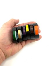 Lot of 6 NOS Vintage Scotch 1/4" Labeling Tape Rolls 6 Colors