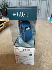 NEW UNOPENED FITBIT CHARGE HR LARGE COLOR BLUE HEART RATE  ACTIVITY WRISTBAND
