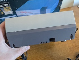 BOXED Nintendo NES Control Deck Console & Super Mario Bros 2x Pads Tested Works 