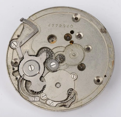 Antique Illinois Springfield Pocket Watch Movement 17 Jewels 45.6mm – Parts
