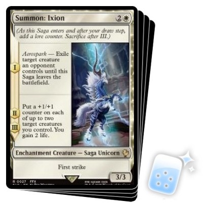 SUMMON: IXION X4 Final Fantasy Commander Magic MTG MINT CARD | eBay