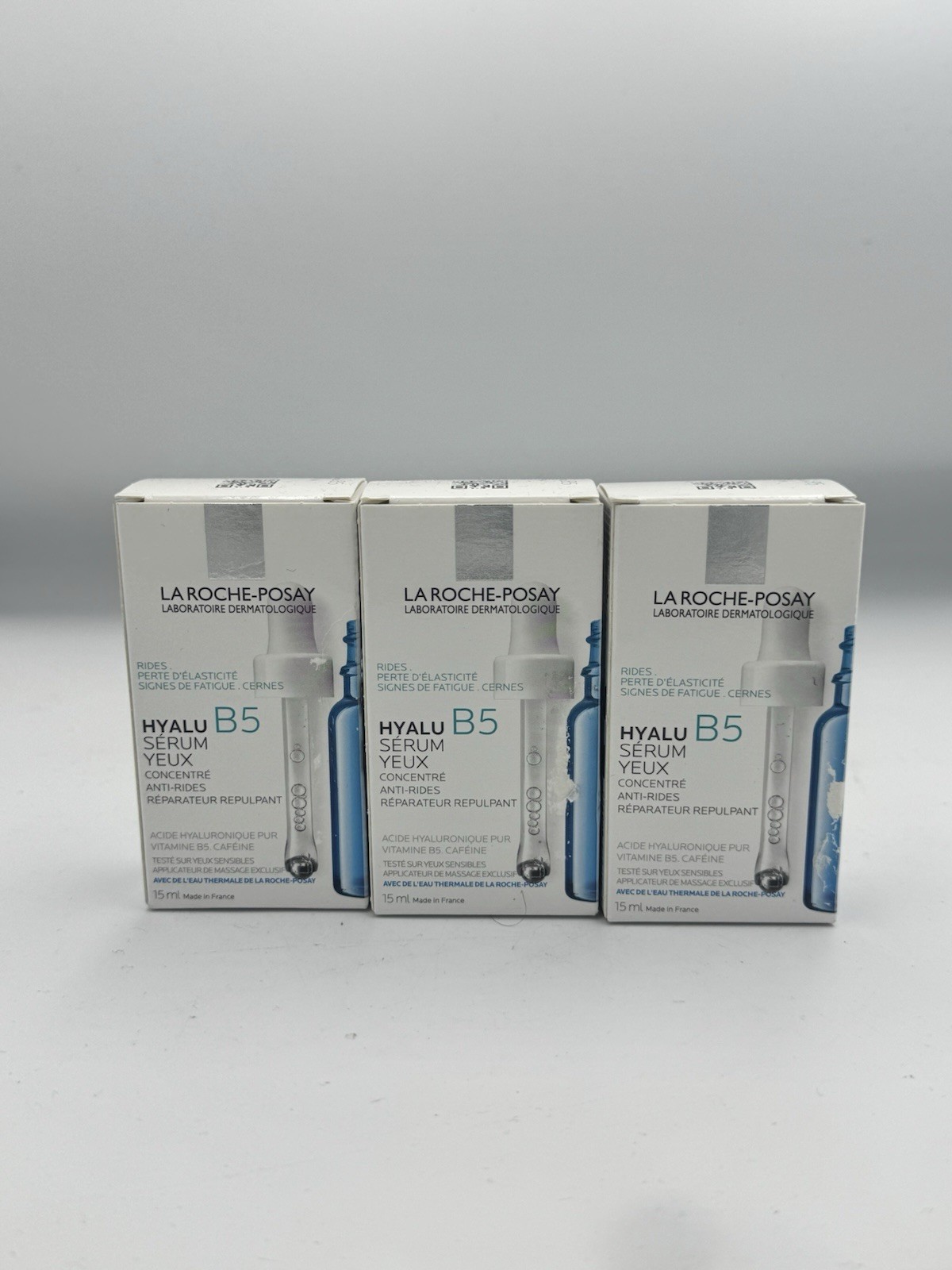 3x La Roche-Posay Hyalu B5 Hydrating Eye Serum - Hyaluronic Acid for Dehydrated