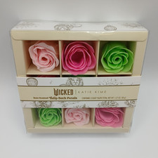 Wicked Katie Kime Rose Scented Tulip Bath Petals Soap Gift Set 9pc