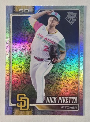 2026 Topps Series 1 - Nick Pivetta #9 75 Years of Topps /75