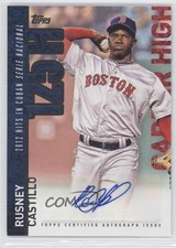 2015 Topps Career High Auto Rusney Castillo #CH-RC Auto 0a1