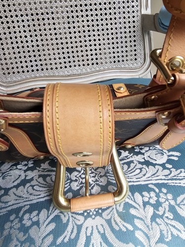 Authentic Louis Vuitton Vintage Monogram Theda Top Handle Bag GM M92393 - 第 4/22 張圖片