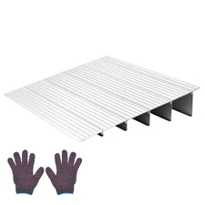 Uimoso Door Threshold Ramp 5-Inch Rise for Wheelchairs, Supports Up to 800 lbs