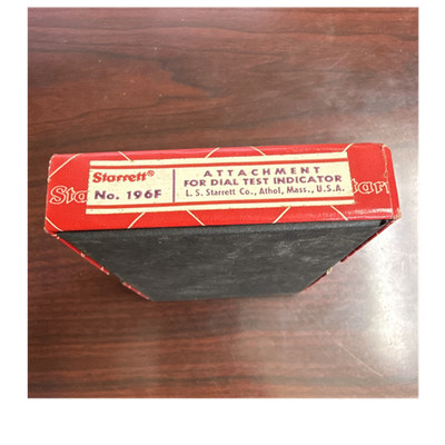 Starrett No. 196F Attachment for Dial Test Indicator, MPN 196F, w/ Box