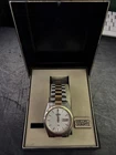 Seiko SQ Men's watch 7123-8059 G1 vintage silver dial, box, running