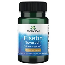 Swanson Fisetin, 100 mg, 30 Veggie Capsules