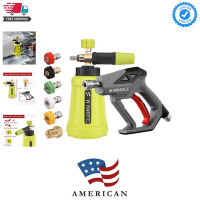 #ad #ad High Pressure Washer Gun Snow Foam Lance 4000 PSI Cannon Foam Blaster Power ... $59.19