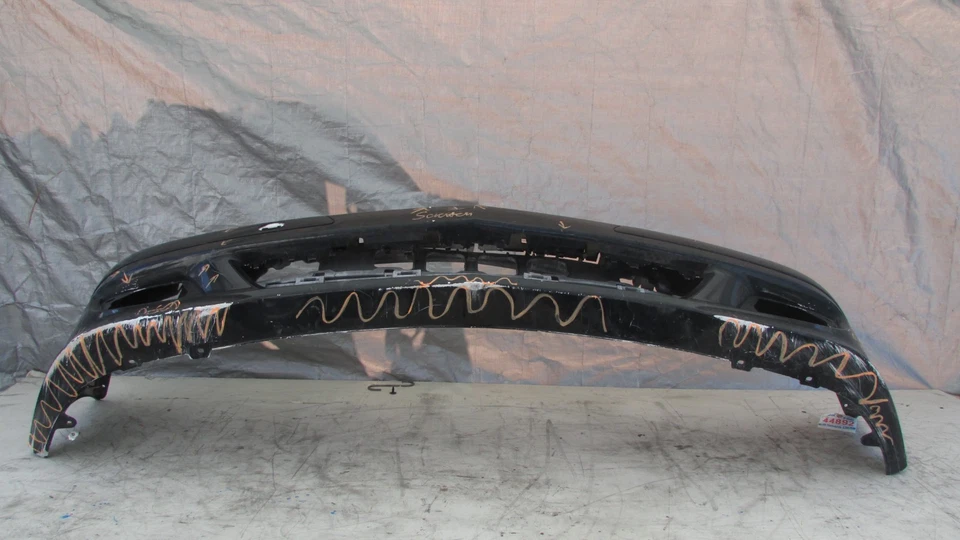 MERCEDES BENZ CLK350 CLK550 2006-2009 CONJUNTO DE CUBIERTA DE PARACHOQUES DELANTERO NEGRO OEM Foto 4 de 4