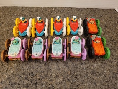 Lot of 8 Vintage McDonald's Happy Meal Toys Tiny toons Flip Cars 1990s Warnerbro