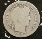 USA Silver Dime 1910 S Antique Coin