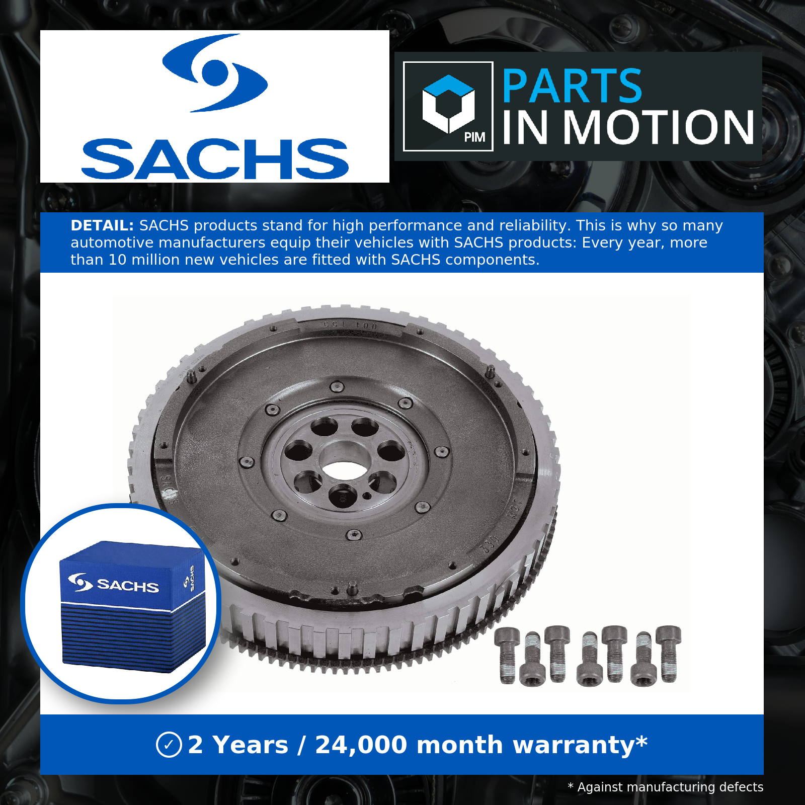 Flywheel 2294 002 113 SACHS for RENAULT DACIA NISSAN MERCEDES-BENZ - Image 7