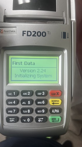 First Data FD200TI (Dial/IP) Credit Card Machine *WITH POWER SUPPLY* - Picture 3 of 3