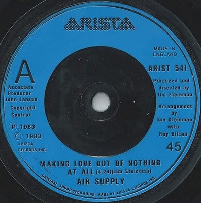 Air Supply - Making Love Out Of Nothing At All (VINYL)