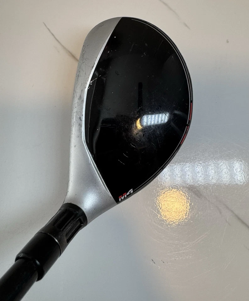 Taylormade M4 22° Hybrid 4 Fujikura Atmos Graphite Stiff 7S Right Hand Club 40” - Image 4 of 4