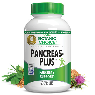Botanic Choice Pancreas-Plus  Dietary Supplement, 60 Capsules