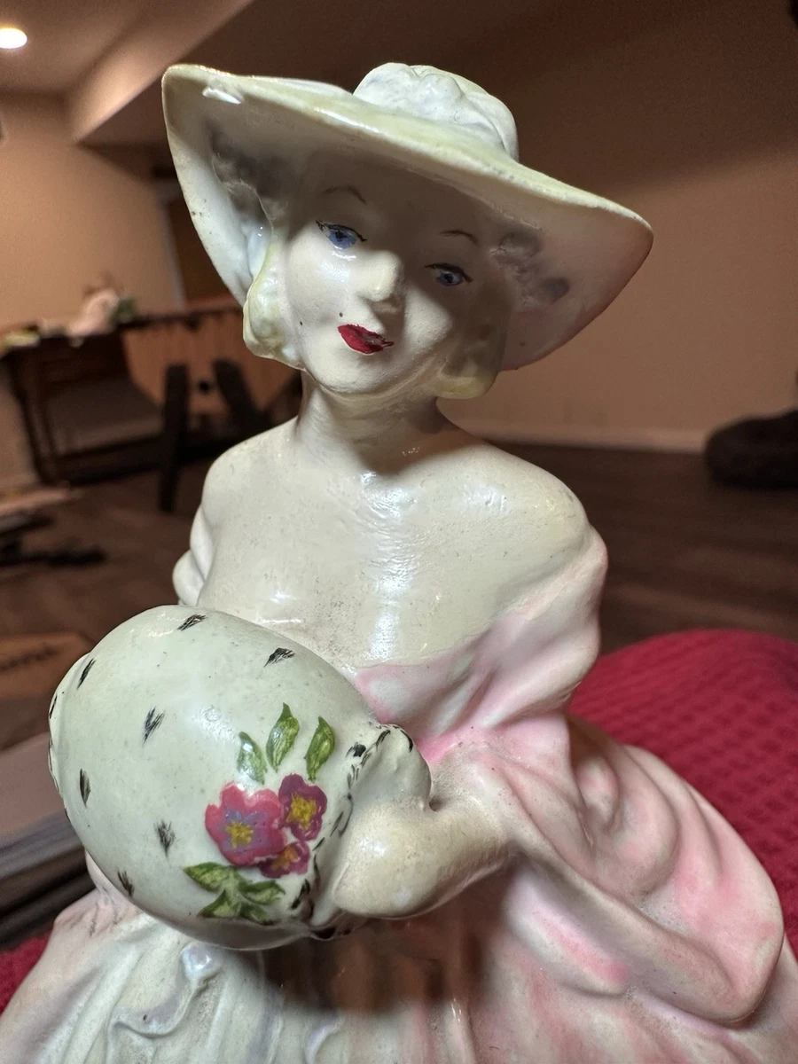 Victorian Woman Figurine In Occupied Japan Collectibles for sale