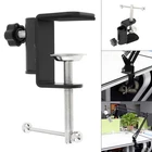 Universal Desk C-Clamp with 1/2" Thread Hole Table Clamp, Desk Light Clamp Mount