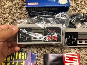 Authentic Original Nintendo NES OEM Controllers Complete Rare Cleaned USED!