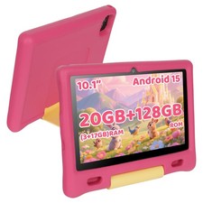 Urao Android 15 Tablet for Kids 3-12 10.1 inch Octa-Core 20GB RAM 128GB ROM WiFi