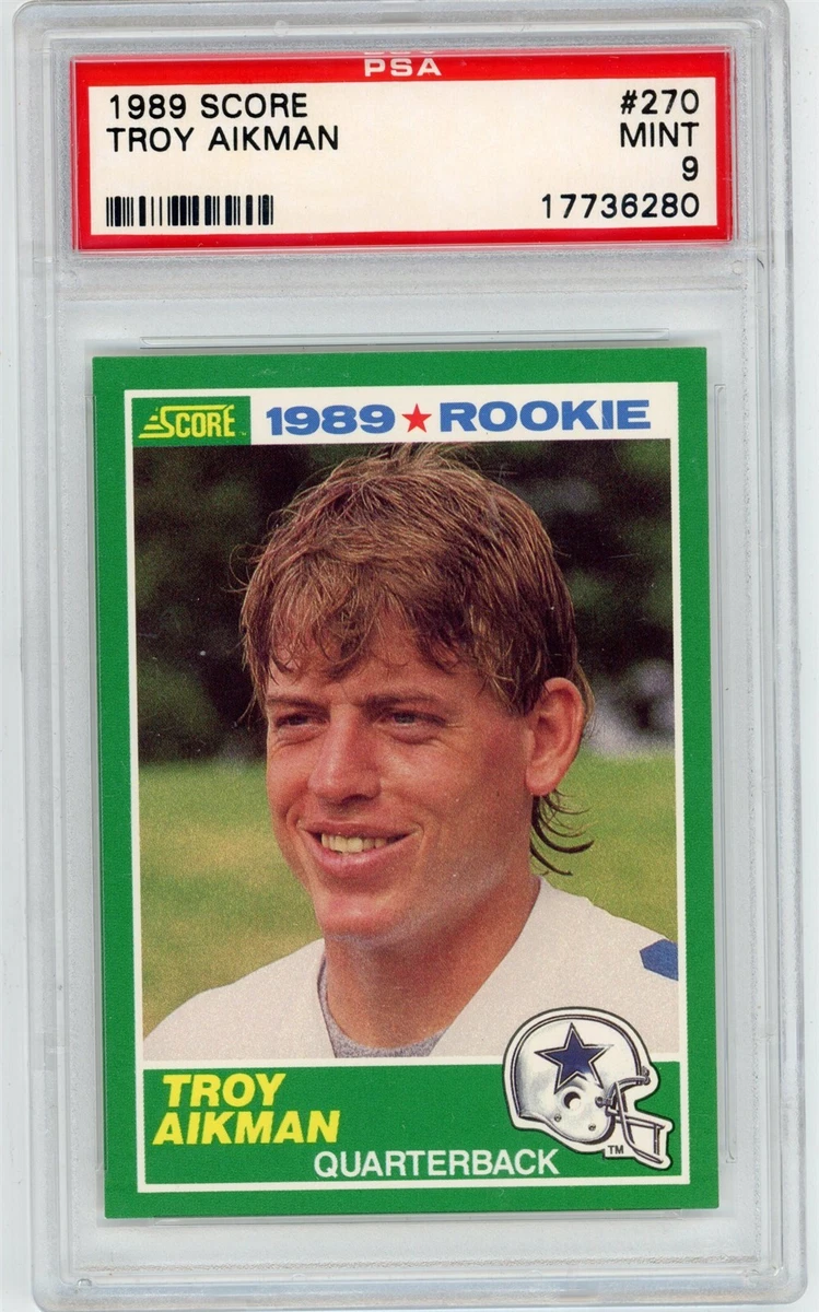 1989 Score Troy Aikman #270 for sale | eBay