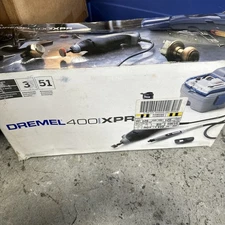 Dremel 400 XPR Variable Speed Rotary Tool Kit & Accessories W Case - Open Box
