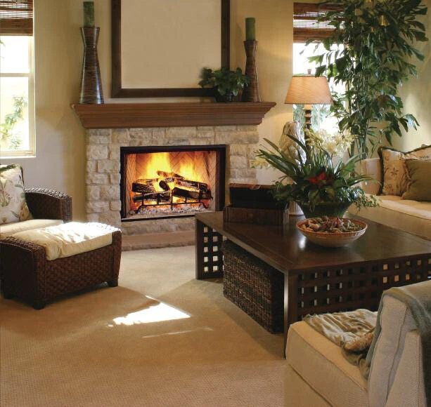 Majestic Biltmore (SB60HB) 36u0026#034; Wood Burning Fireplace Herringbone  Brick | eBay