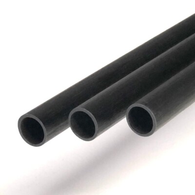 DPP  Carbon-Rund-Rohr 4.0x2.5x1000 mm CFK Carbonrohr Mikro-Rohr Karbon Rundrohr