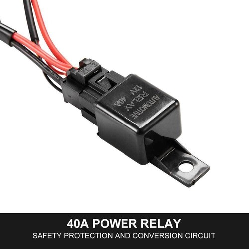 Led Wiring Loom Harness for LED Road Lights Relay Switch Kit Driving Light Bar - Picture 14 of 15