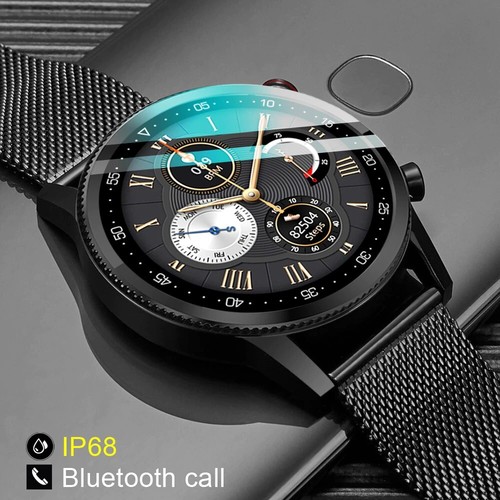 Bakeey N58 ECG EKG Display HR Sleep Monitor 3D UI Multi-sport Fitness  Tracker Leather Strap Smart Watch