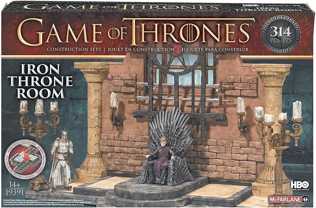 Game of Thrones Construction Set Iron Throne Room by McFarlane | eBay