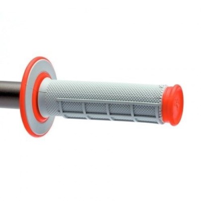 Renthal MX Dual Compound Handlebar Grips 1/2 Waffle Red Motorcycle Off Road