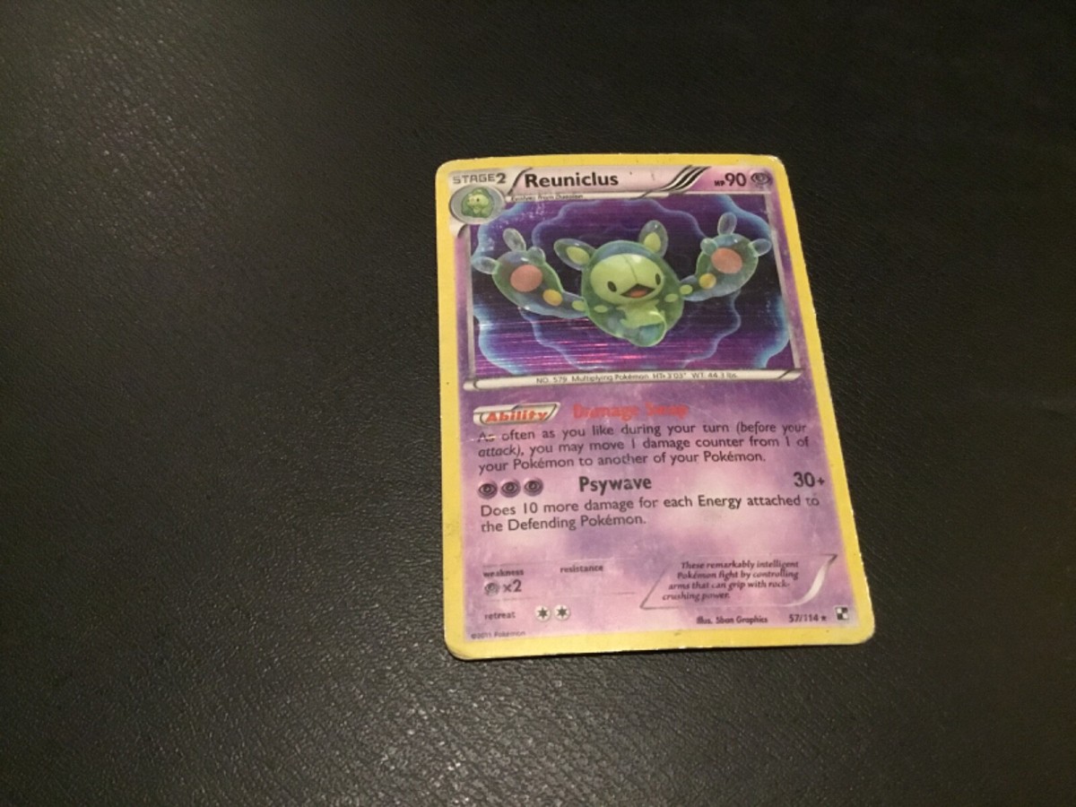 reuniclus pokemon card value 35/124 Reverse Holo Near Mint Psychic / 140 / Stage 2 Attack 1 Reuniclus - 212 - SV:
