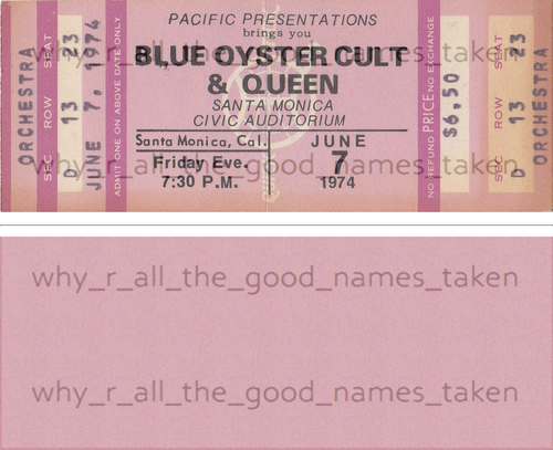 QUEEN 👑 MUSIC GROUP ARTIST 🎸 Reproduction CONCERT TICKETS 🎟️ Individual Sale - 第 2/102 張圖片