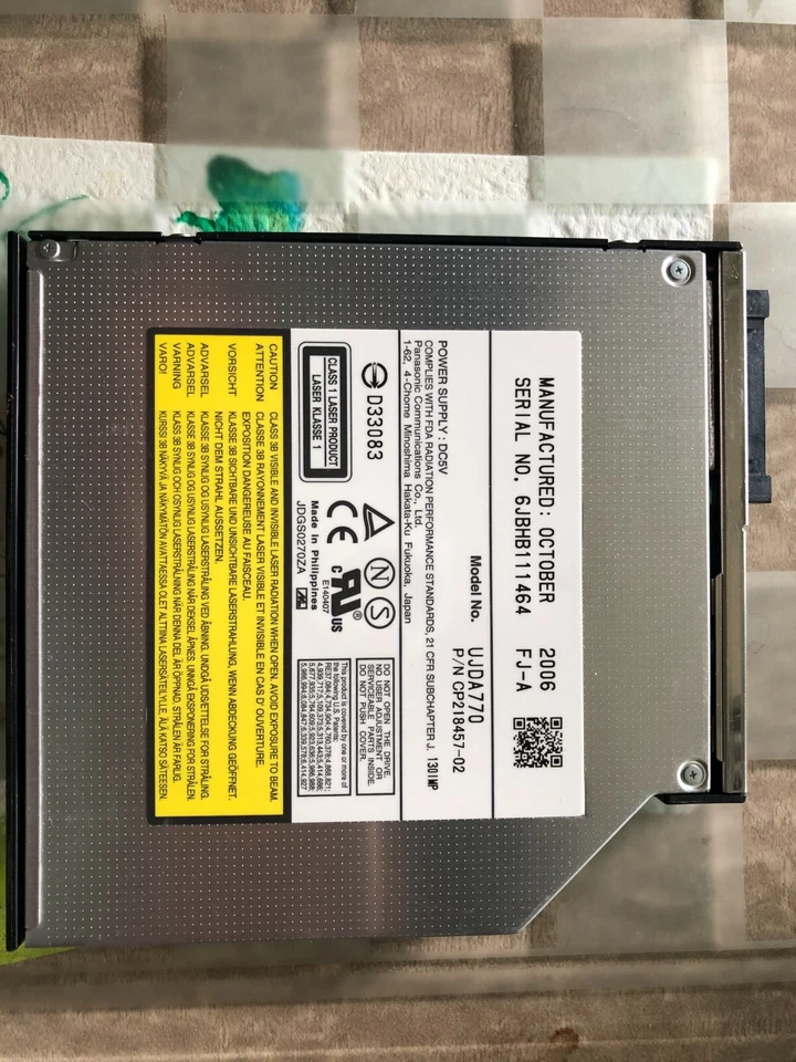 Lifebook C1110 E2010 E4010 E7010 E7110 CD/CDRW/DVD Drive - Image 3 of 3