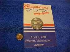 1994 BOEING 777 Rollout Medal 777-200 Everett WA