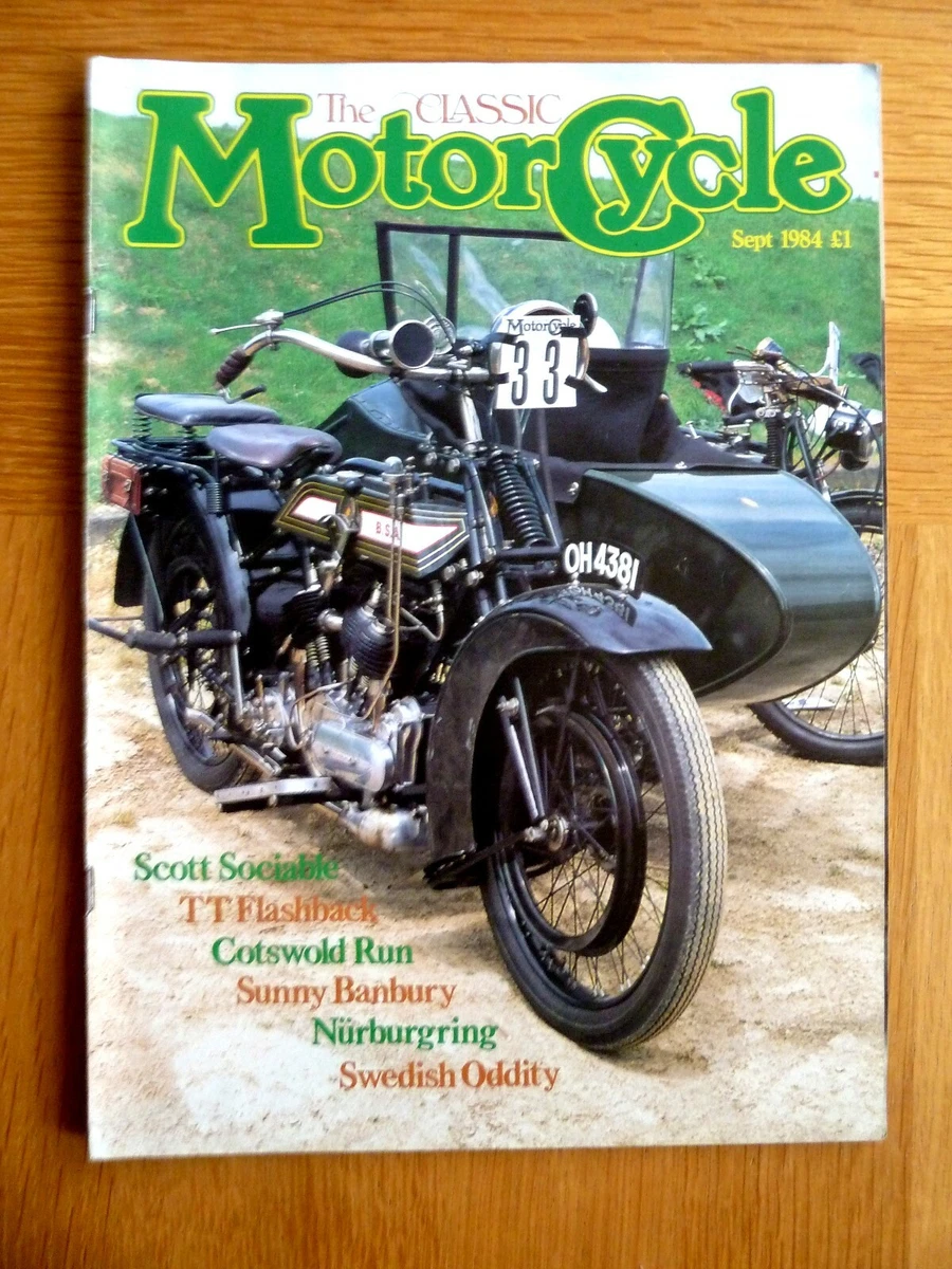 The Classic MotorCycle Magazine September 1984 Cotswold Run TT
