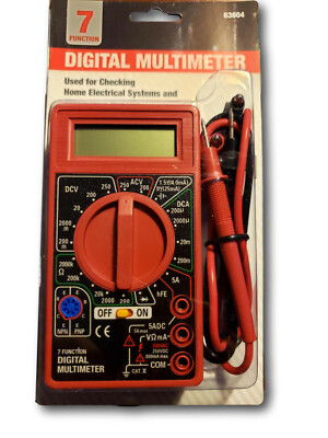 7 Function Digital Multimeter for Precise Electronic Measurements Tests Digital 