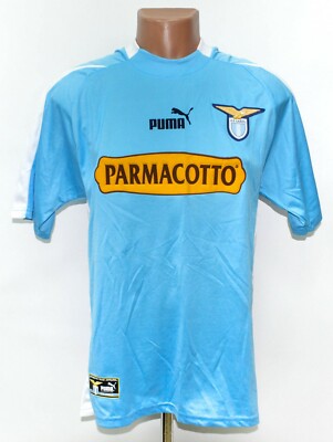 SS LAZIO ITALY 2003/2004 HOME FOOTBALL SHIRT JERSEY PUMA SIZE M